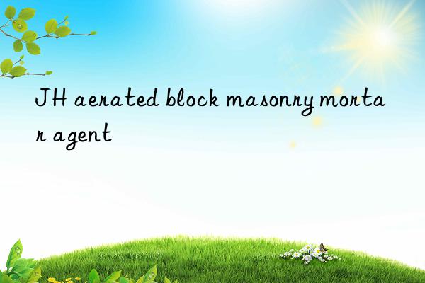 jh aerated block masonry mortar agent