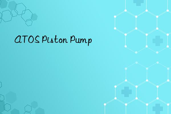 atos piston pump