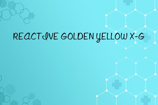 reactive golden yellow x-g