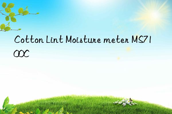 cotton lint moisture meter ms7100c