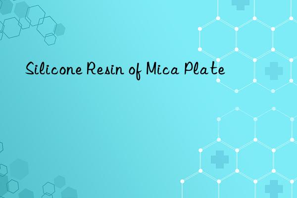silicone resin of mica plate