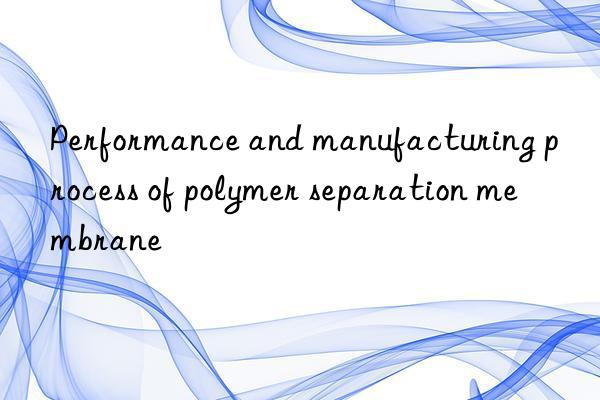 performance and manufacturing process of polymer separation membrane