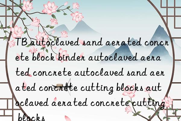 tb autoclaved sand aerated concrete block binder autoclaved aerated concrete autoclaved sand aerated concrete cutting blocks autoclaved aerated concrete cutting blocks