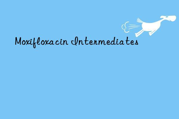 moxifloxacin intermediates