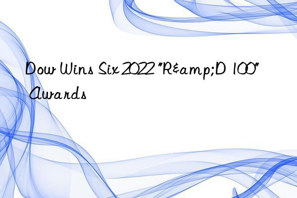  wins six 2022 "r&d 100" awards