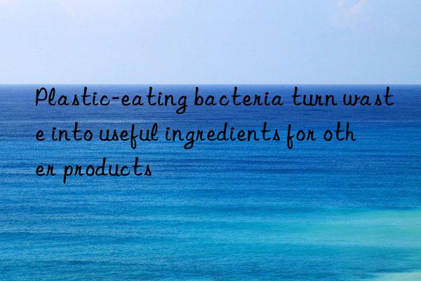 plastic-eating bacteria turn waste into useful ingredients for other products