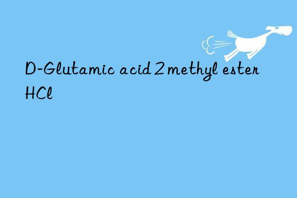 d-glutamic acid 2 methyl ester hcl
