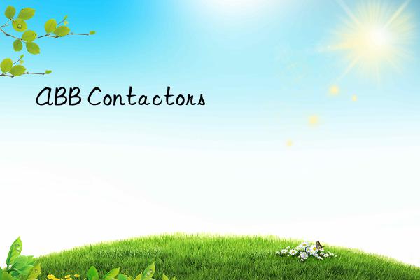abb contactors