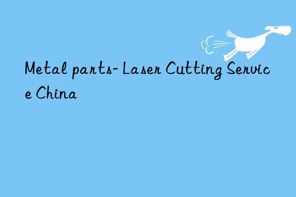 metal parts- laser cutting service china