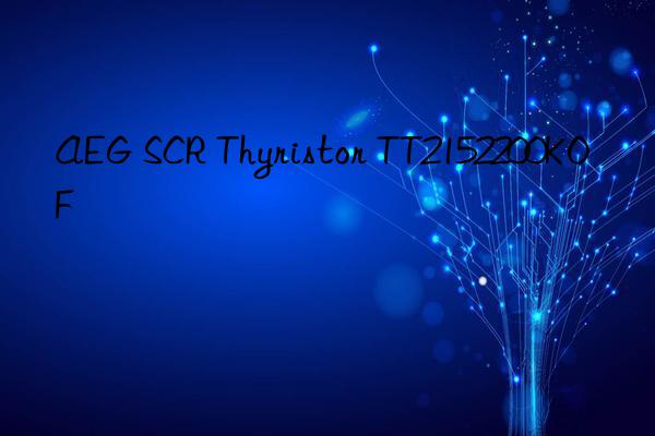 aeg scr thyristor tt2152200kof