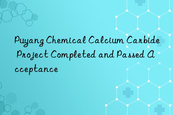 puyang chemical calcium carbide project completed and passed acceptance