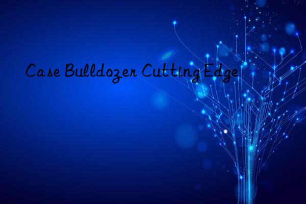 case bulldozer cutting edge