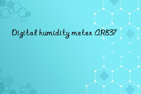 digital humidity meter ar837