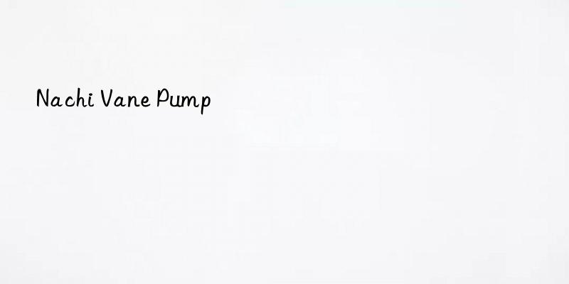 nachi vane pump