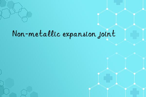non-metallic expansion joint