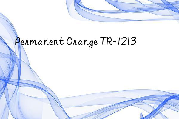 permanent orange tr-1213