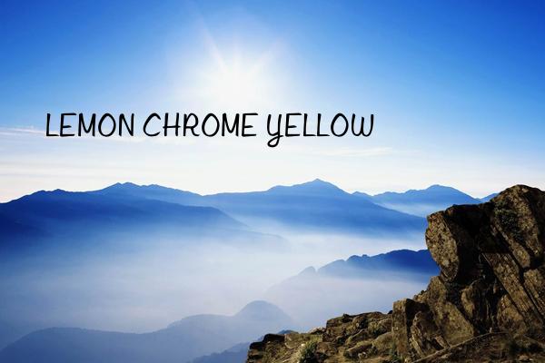 lemon chrome yellow