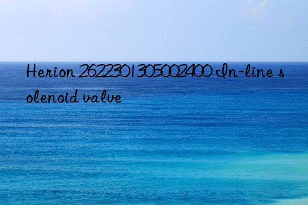 herion 2622301305002400 in-line solenoid valve