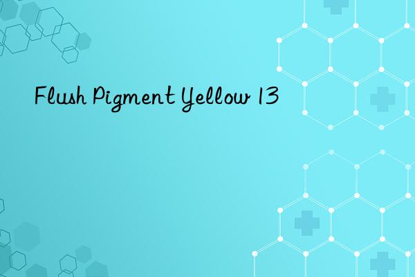 flush pigment yellow 13
