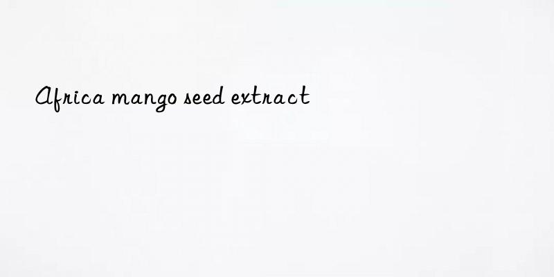africa mango seed extract