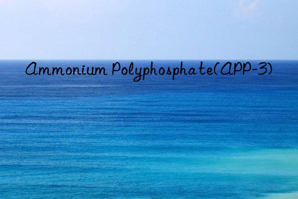 ammonium polyphosphate(app-3)