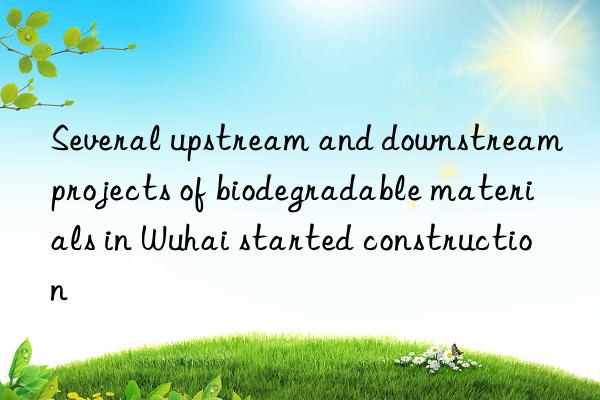 several upstream and nstream projects of biodegradable materials in wuhai started construction