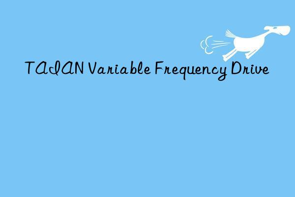 taian variable frequency drive