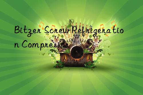 bitzer screw refrigeration compressor
