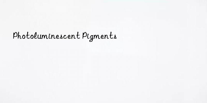 photoluminescent pigments