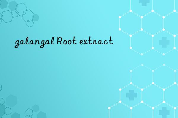 galangal root extract