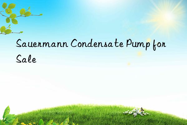 sauermann condensate pump for sale