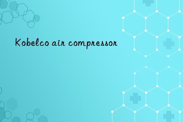 kobelco air compressor