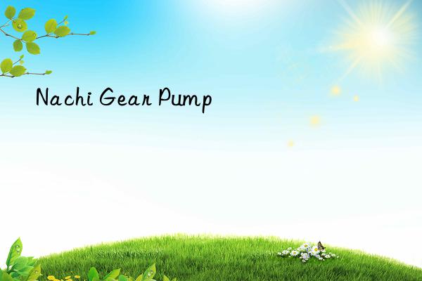 nachi gear pump