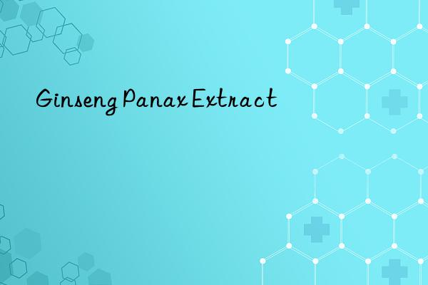 ginseng panax extract