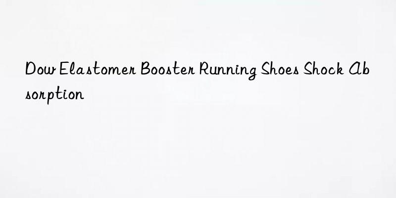  elastomer booster running shoes shock absorption