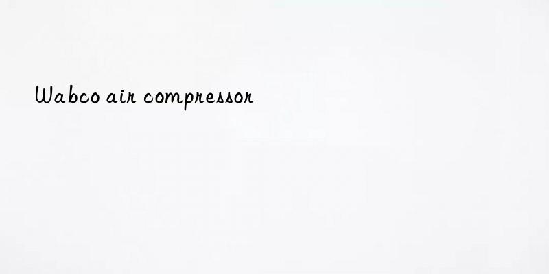 wabco air compressor