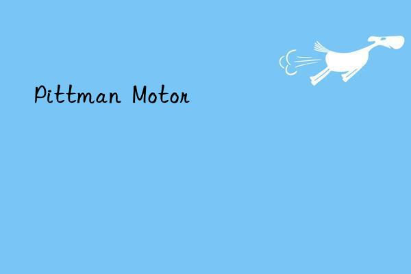pittman motor