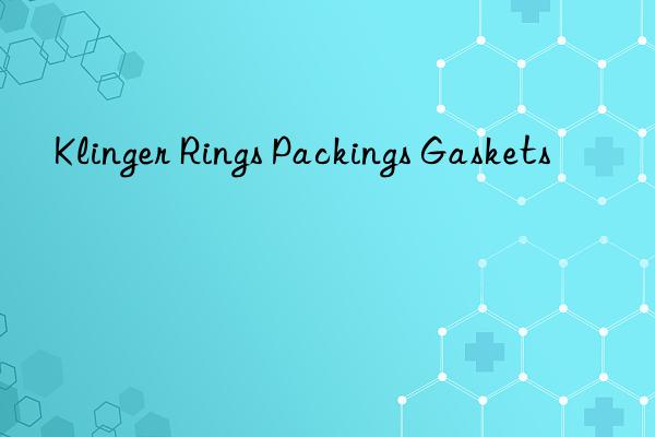 klinger rings packings gaskets