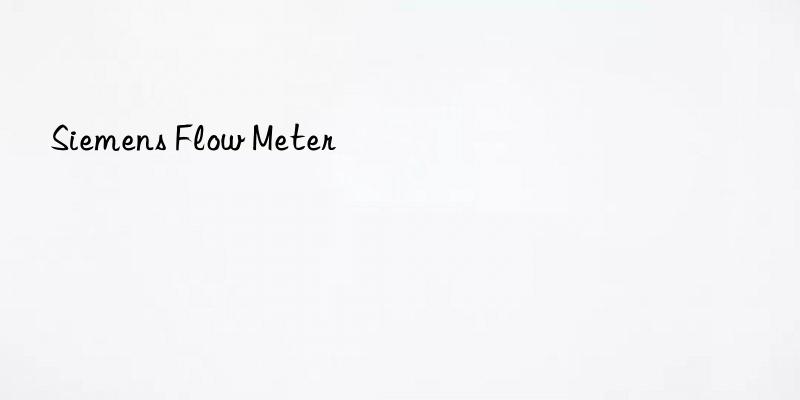 siemens flow meter