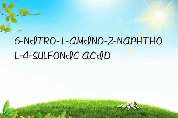 6-nitro-1-amino-2-naphthol-4-sulfonic acid