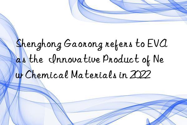 shenghong gaorong refers to eva as the innovative product of new chemical materials in 2022