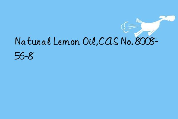 natural lemon oil,cas no. 8008-56-8