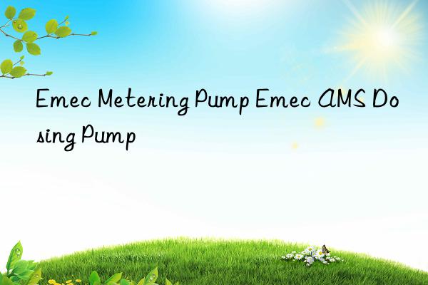 emec metering pump emec ams dosing pump