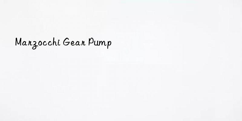 marzocchi gear pump