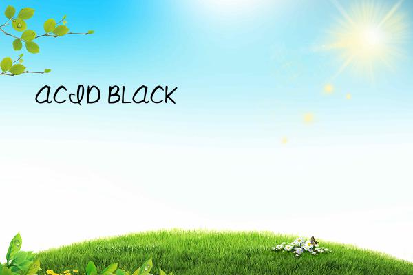 acid black