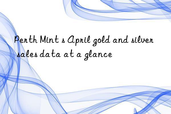 perth mint s april gold and silver sales data at a glance