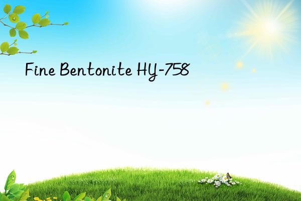 fine bentonite hy-758