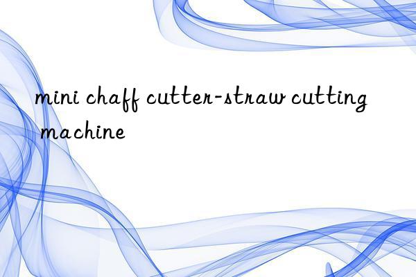 mini chaff cutter-straw cutting machine