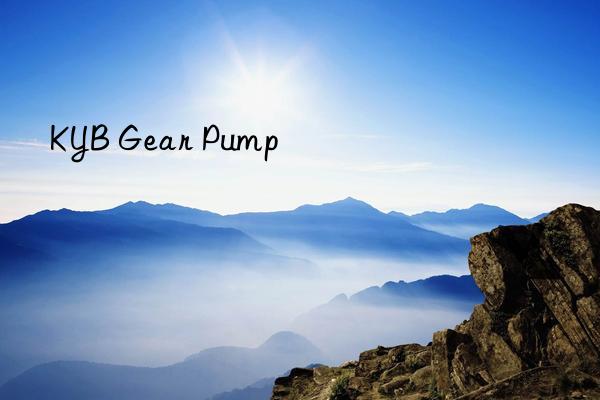 kyb gear pump