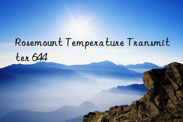 rosemount temperature transmitter 644